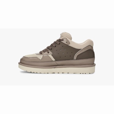 Tenis UGG Highland Leather Mulher Marrom/Cinzentas | PT-OWFXT